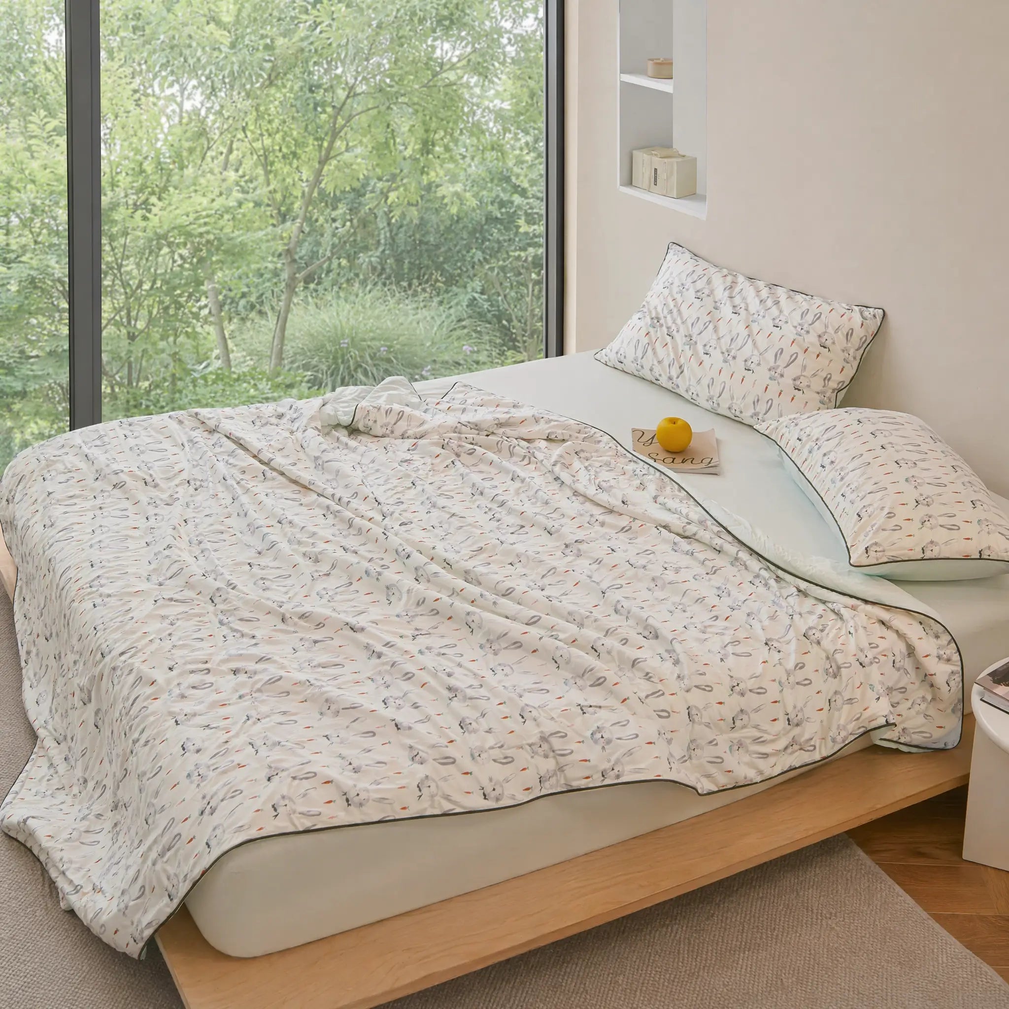 How to Style a Kawaii Bedroom Without Melting This Summer: The AB-Side Quilt Guide