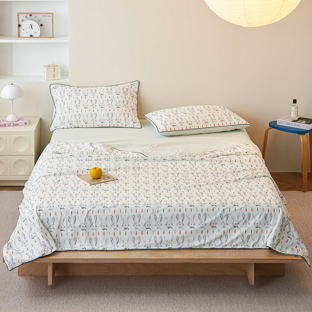 Willowmere Aimi Bunny Cooling Comforter & Lightweight Summer Quilt - image 0