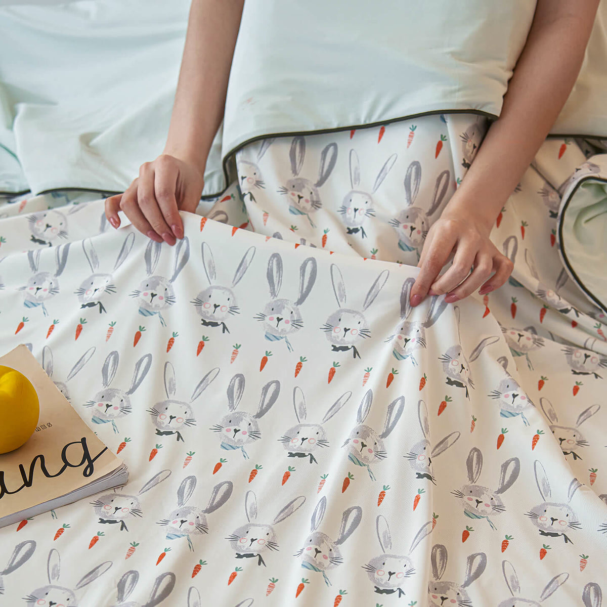 Willowmere Aimi Bunny Cooling Comforter & Lightweight Summer Quilt - image 13