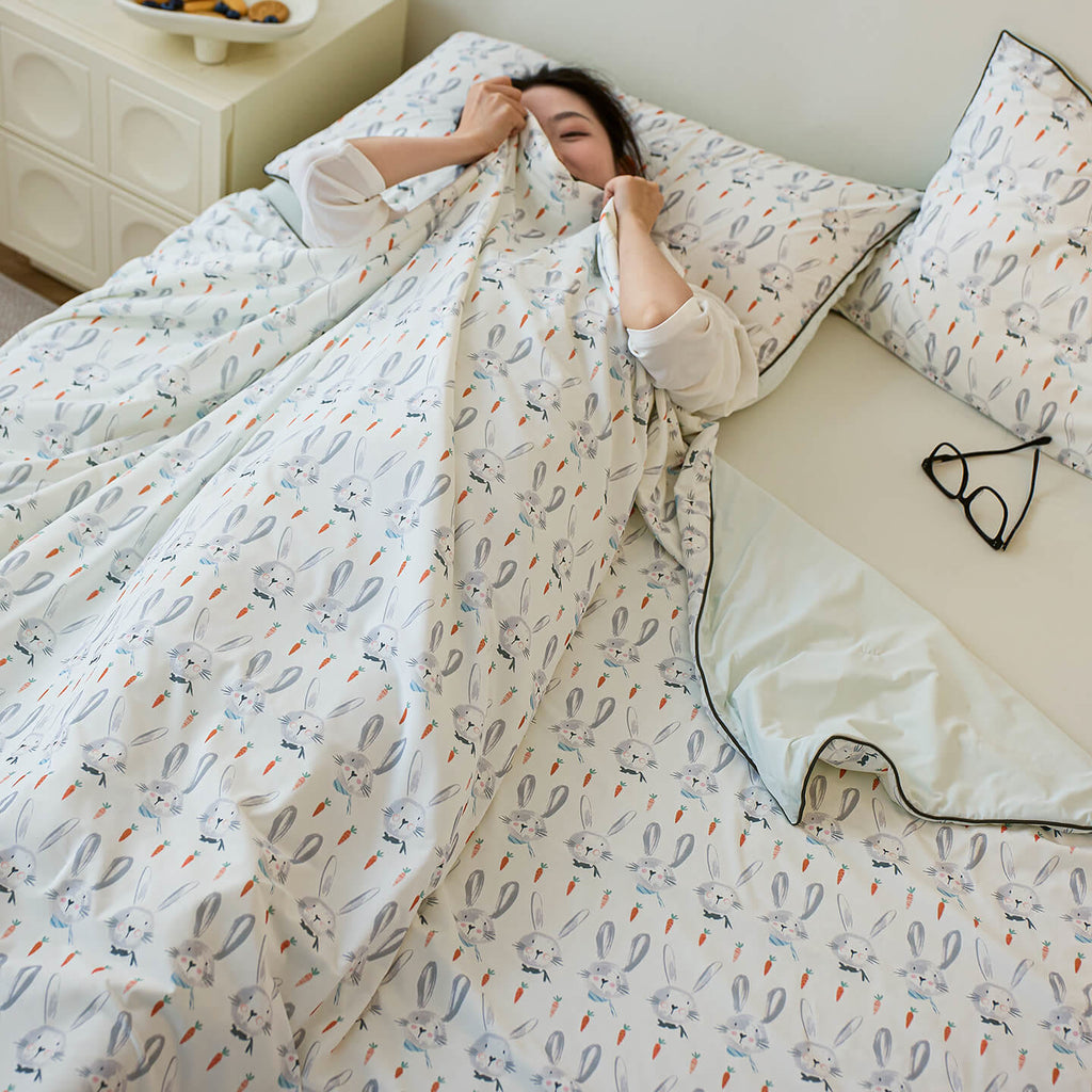 Willowmere Aimi Pastel Reversible Instant-Cooling Summer Quilt - image 11