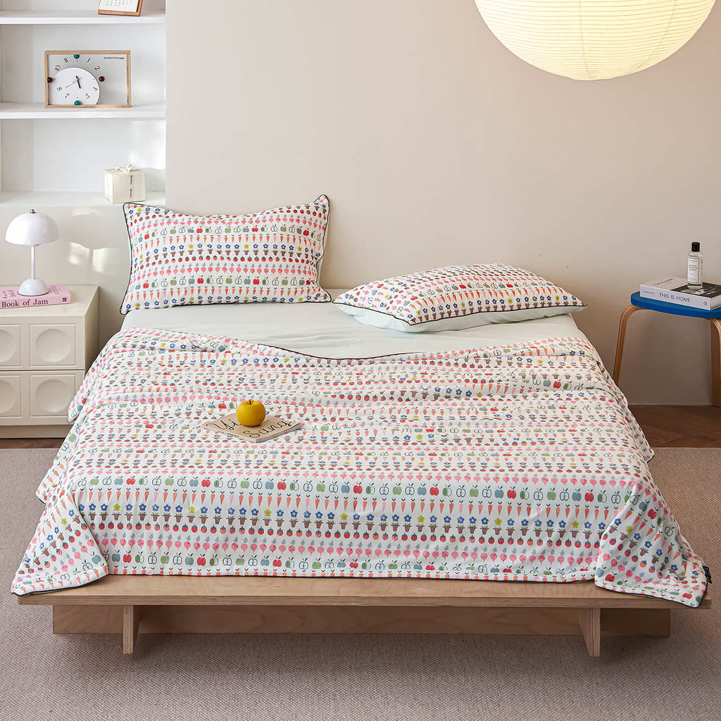 Willowmere Ximi Cream Minimalist Reversible Instant-Cooling Comforter - image 17