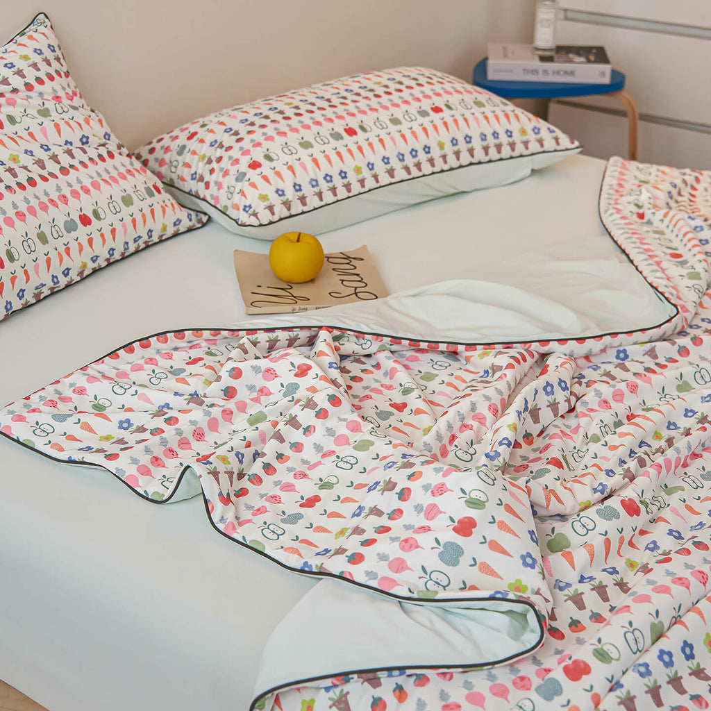 Willowmere Ximi Cream Minimalist Reversible Instant-Cooling Comforter - image 15