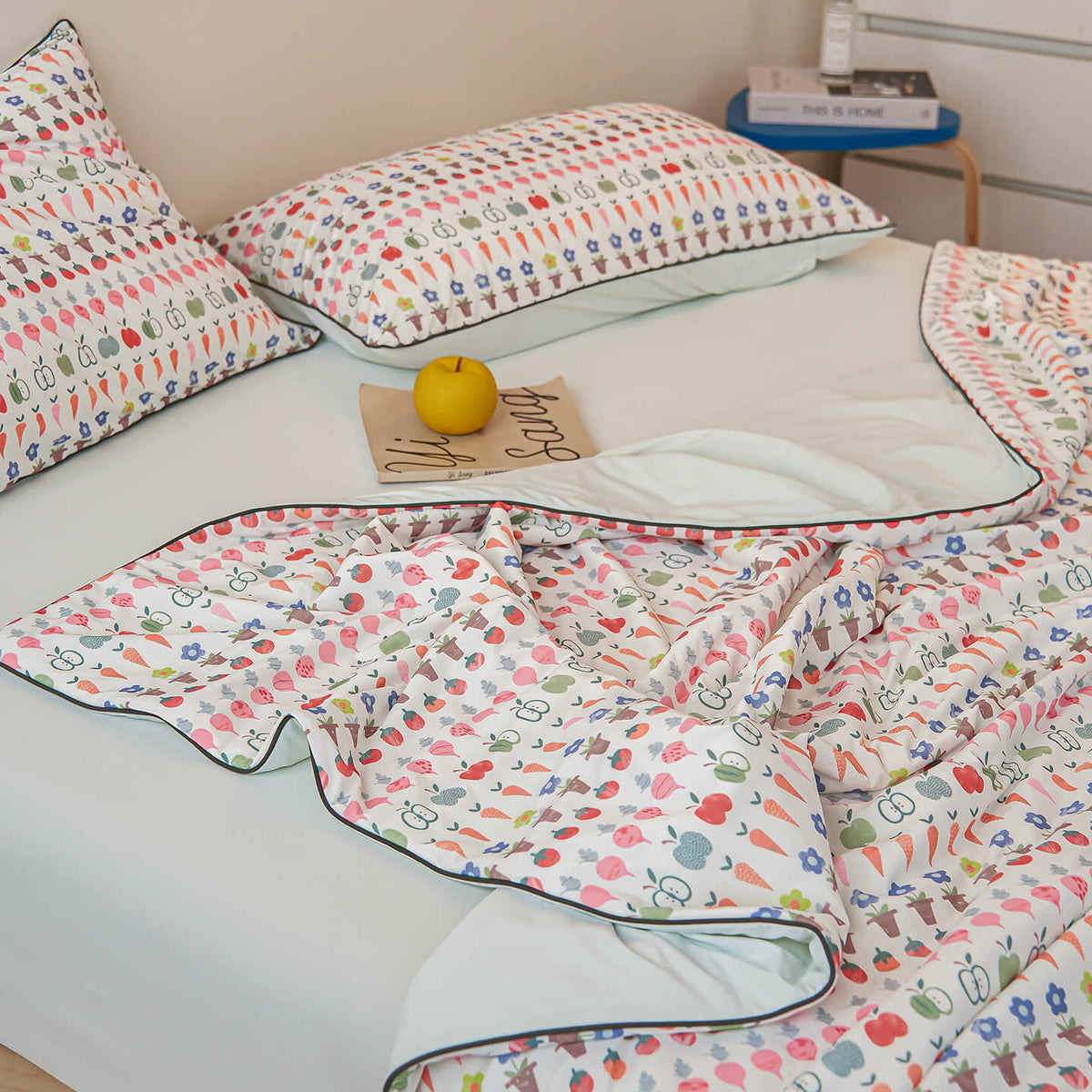 Willowmere Ximi Cream Minimalist Reversible Instant-Cooling Comforter - image 15