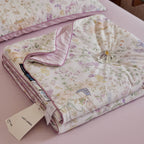 Willowmere Spring Meadow Bunny (Lilac Purple) Reversible Instant-Cooling Summer Quilt - image 8
