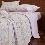 Willowmere Spring Meadow Bunny (Lilac Purple) Reversible Instant-Cooling Summer Quilt - image 9