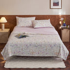 Willowmere Spring Meadow Bunny (Lilac Purple) Reversible Instant-Cooling Summer Quilt - image 0