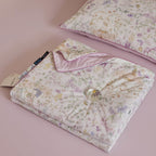 Willowmere Spring Meadow Bunny (Lilac Purple) Reversible Instant-Cooling Summer Quilt - Spring Meadow Bunny (Lilac Purple) - Full / Queen - image 1