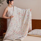 Willowmere Spring Meadow Bunny (Blush Pink) Reversible Instant-Cooling Summer Quilt - image 6