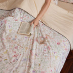 Willowmere Spring Meadow Bunny (Blush Pink) Reversible Instant-Cooling Summer Quilt - image 11
