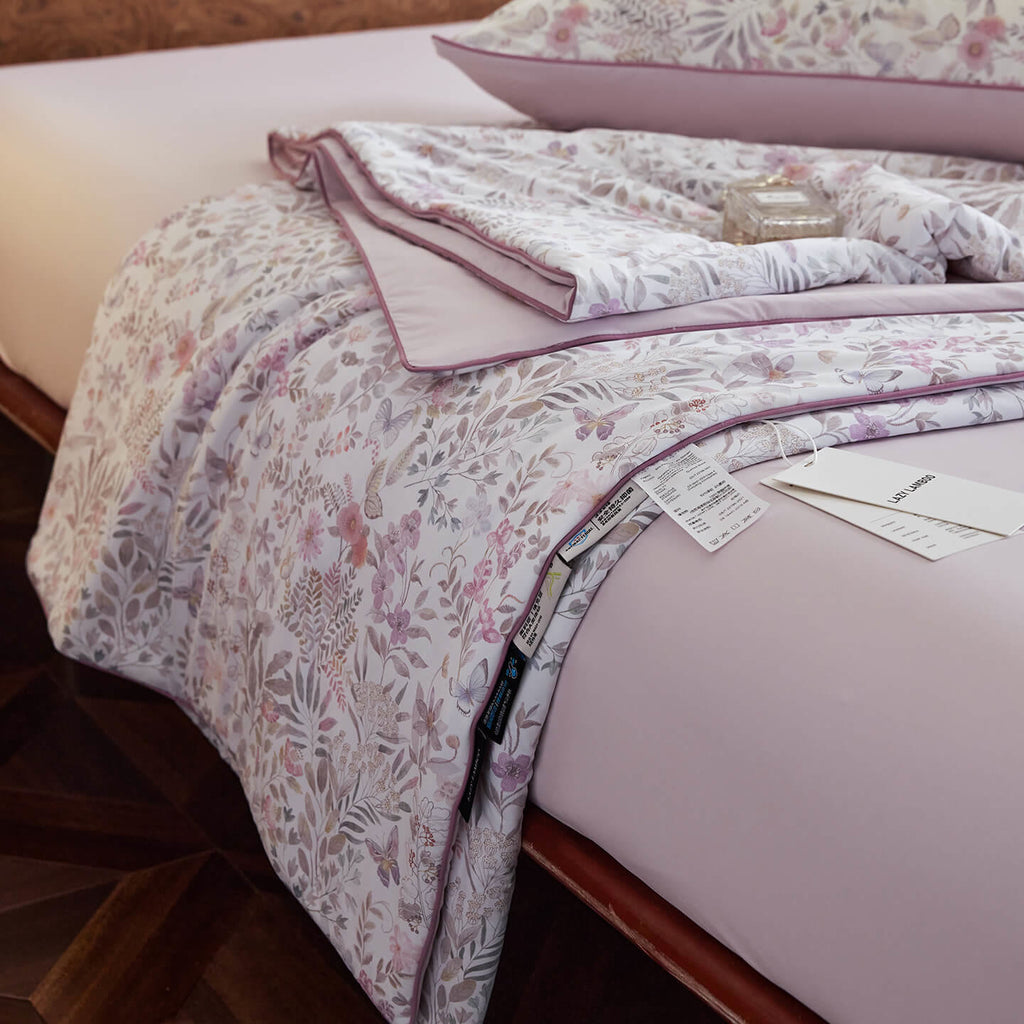 Willowmere Wildwood Breeze (Orchid Purple) Reversible Instant-Cooling Summer Quilt - image 7