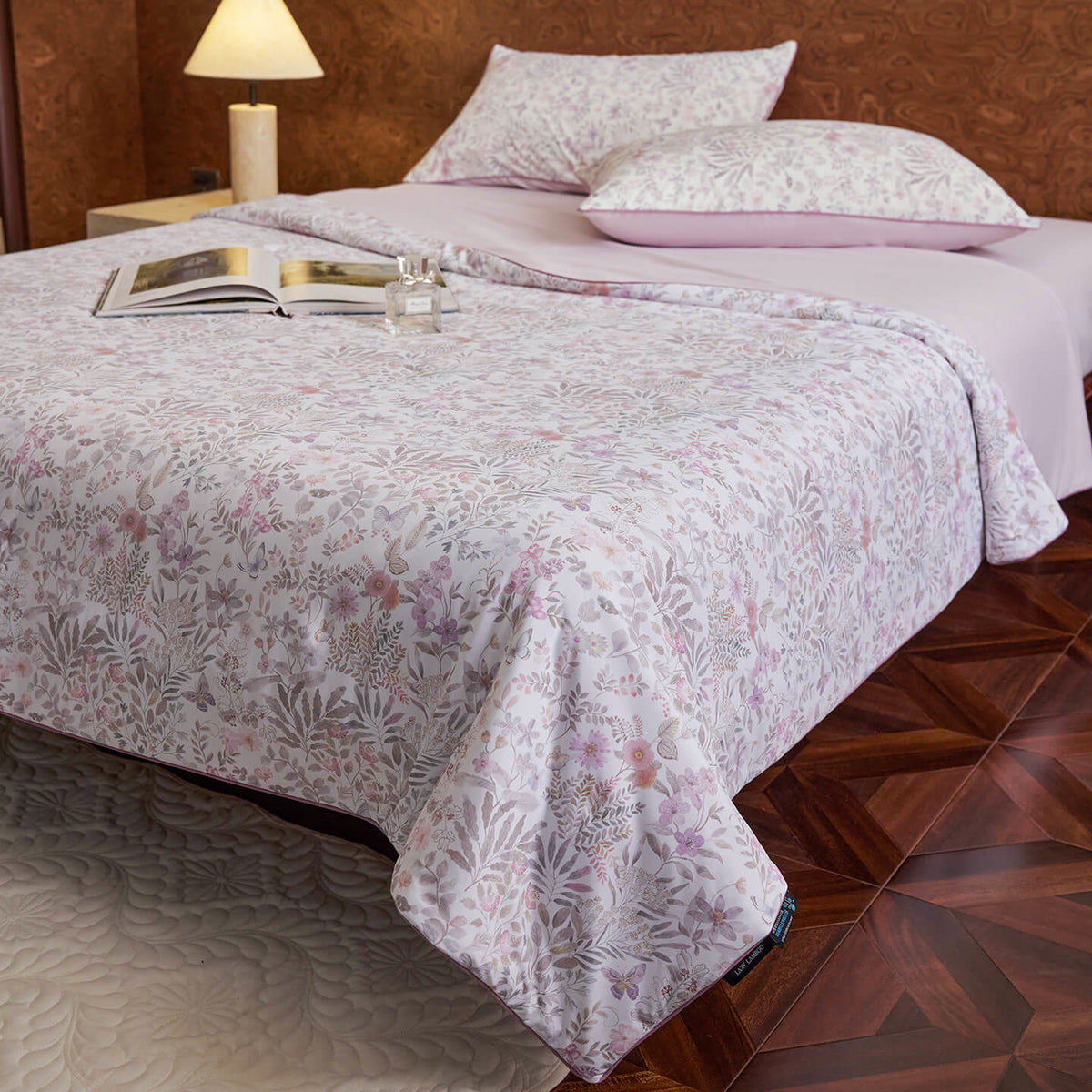 Willowmere Wildwood Breeze (Orchid Purple) Reversible Instant-Cooling Summer Quilt - image 9