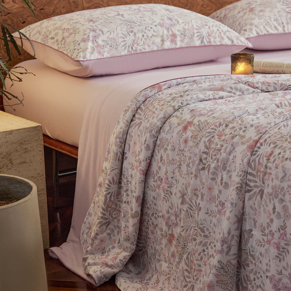 Willowmere Wildwood Breeze (Orchid Purple) Reversible Instant-Cooling Summer Quilt - image 2