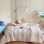 Willowmere Ruby Elephant - Little Moments Infant-Grade Reversible Cotton Quilt - image 0
