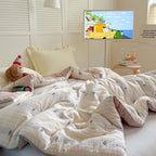 Willowmere Ruby Elephant - Little Moments Infant-Grade Reversible Cotton Quilt - image 3