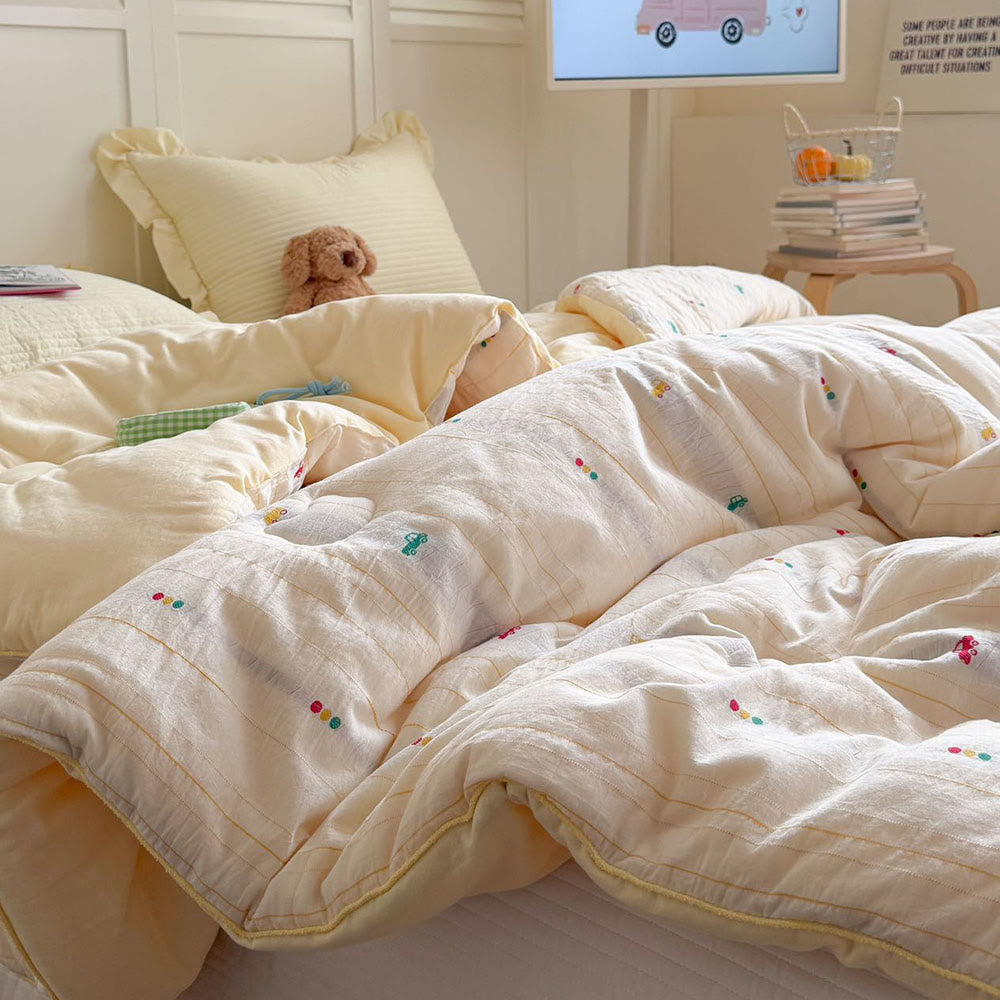 Willowmere Tiny Cars Club - Little Moments Infant-Grade Reversible Cotton Comforters - image 5