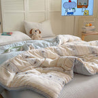 Willowmere Ocean Elephant - Little Moments Infant-Grade Reversible Cotton Comforters - Ocean Elephant - Full / Queen - Heavyweight - image 2