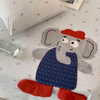 Willowmere Red-Cap Elephant Applique Embroidery Instant-Cooling Summer Quilt - image 3