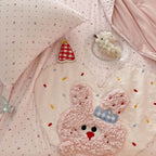 Willowmere Hopeful Bunny Applique Embroidery Instant-Cooling Summer Quilt - image 2