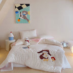 Willowmere Sweetie Pie Pocket Star Candy Applique Cotton Double Gauze Comforter - image 0
