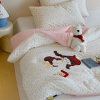 Willowmere Sweetie Pie Pocket Star Candy Applique Cotton Double Gauze Comforter - image 3