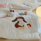 Willowmere Sweetie Pie Pocket Star Candy Applique Cotton Double Gauze Comforter - image 4