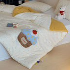 Willowmere Cherry Jam Pocket Star Candy Applique Cotton Double Gauze Comforter - image 2