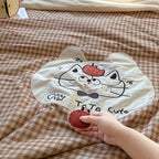 Willowmere Tata Kitten Cotton Linen Applique Hand-Stitched Quilt - image 6