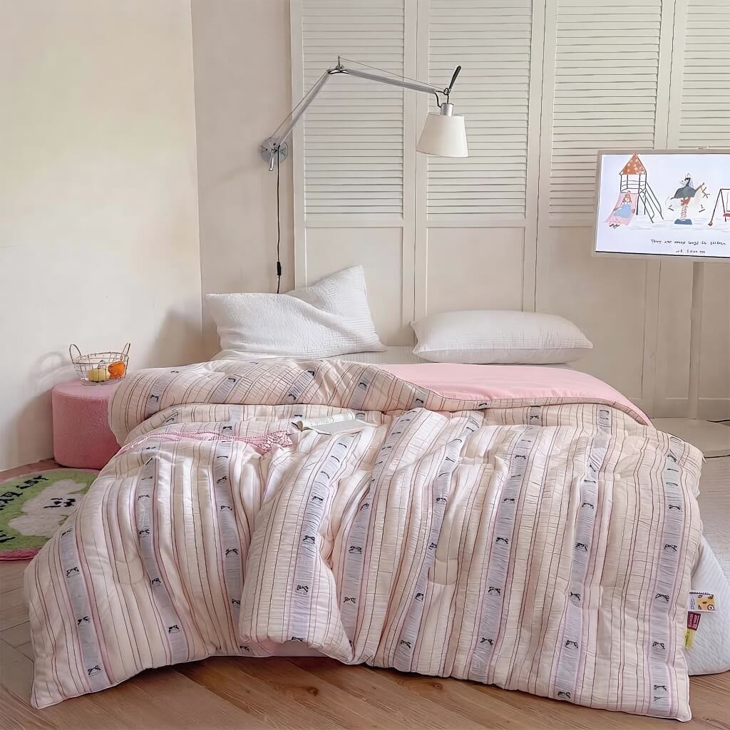 Willowmere Playful Paws - Little Moments Infant-Grade Reversible Cotton Quilt - image 0