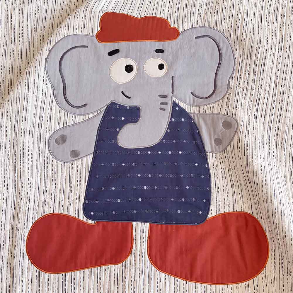 Willowmere Cap Elephant Washed Cotton Double Gauze Coverlet 3-Piece Set - image 5