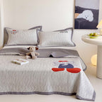 Willowmere Cap Elephant Washed Cotton Double Gauze Coverlet 3-Piece Set - image 18