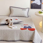 Willowmere Cap Elephant Washed Cotton Double Gauze Coverlet 3-Piece Set - image 12