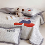 Willowmere Cap Elephant Washed Cotton Double Gauze Coverlet 3-Piece Set - image 10