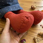 Willowmere Red Cap Elephant Handcrafted Cotton Decorative Plush Toy - image 5