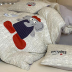 Willowmere Cap Elephant 100% Muslin Gauze Cotton 4 Pieces Bedding Set - image 4