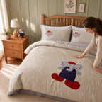 Willowmere Cap Elephant 100% Muslin Gauze Cotton 4 Pieces Bedding Set - image 3