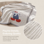 Willowmere Cap Elephant Washed Cotton Double Gauze Coverlet 3-Piece Set - image 8