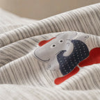 Willowmere Cap Elephant Washed Cotton Double Gauze Coverlet 3-Piece Set - image 7