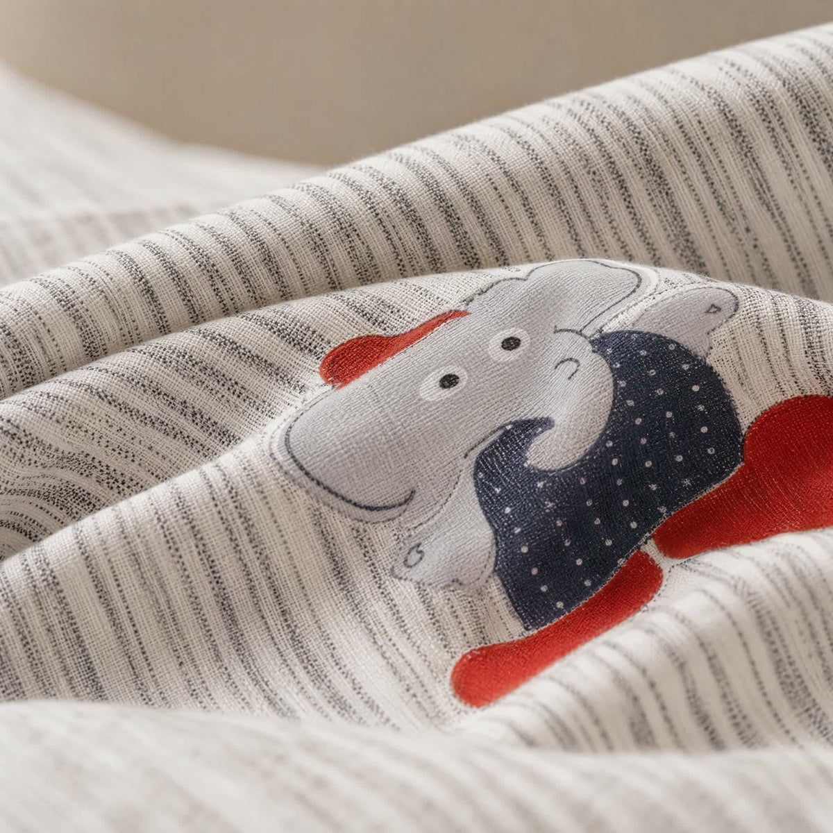 Willowmere Cap Elephant Washed Cotton Double Gauze Coverlet 3-Piece Set - image 7