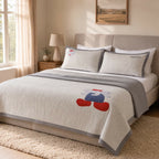 Willowmere Cap Elephant Washed Cotton Double Gauze Coverlet 3-Piece Set - image 0