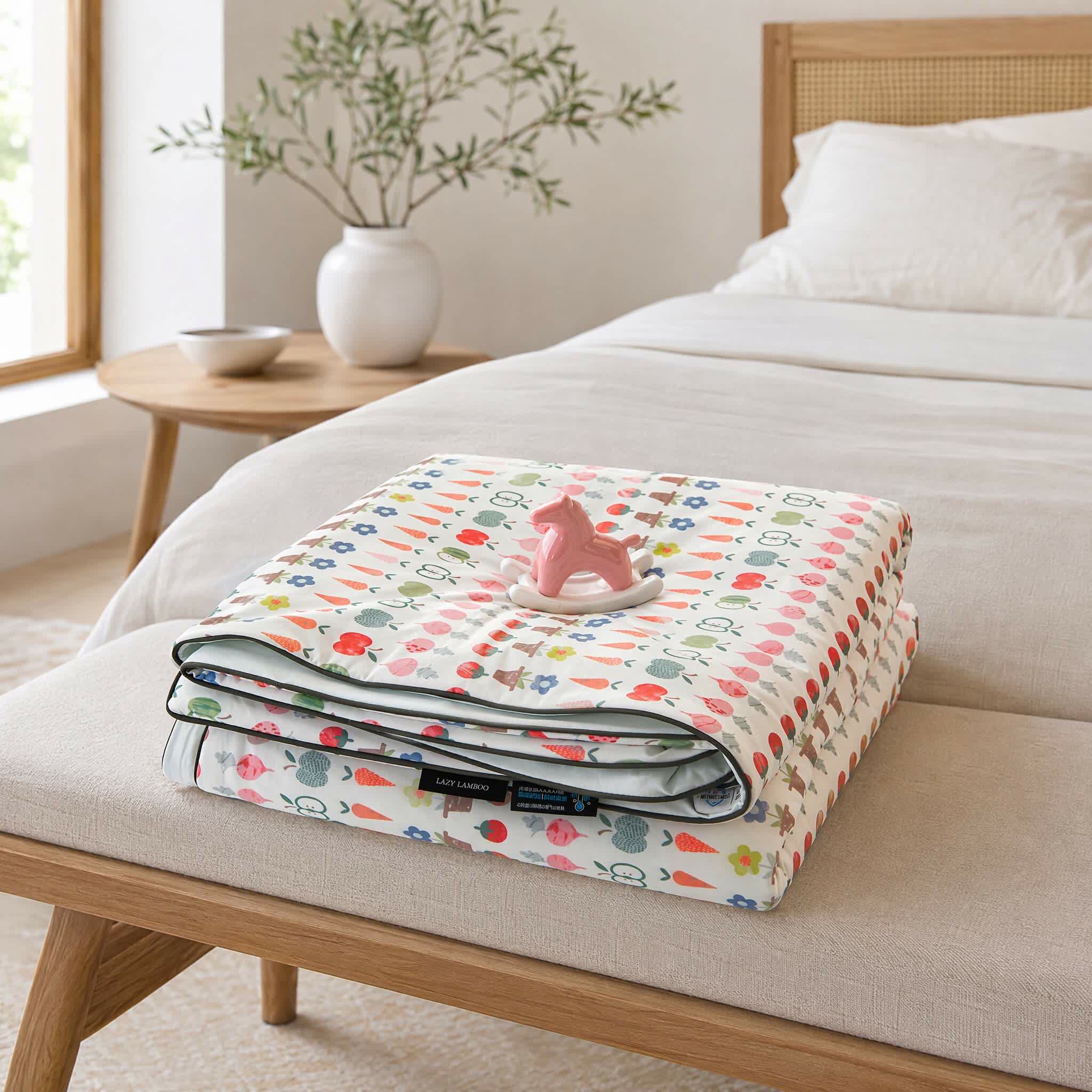 Willowmere Ximi Cream Minimalist Reversible Instant-Cooling Comforter - image 2