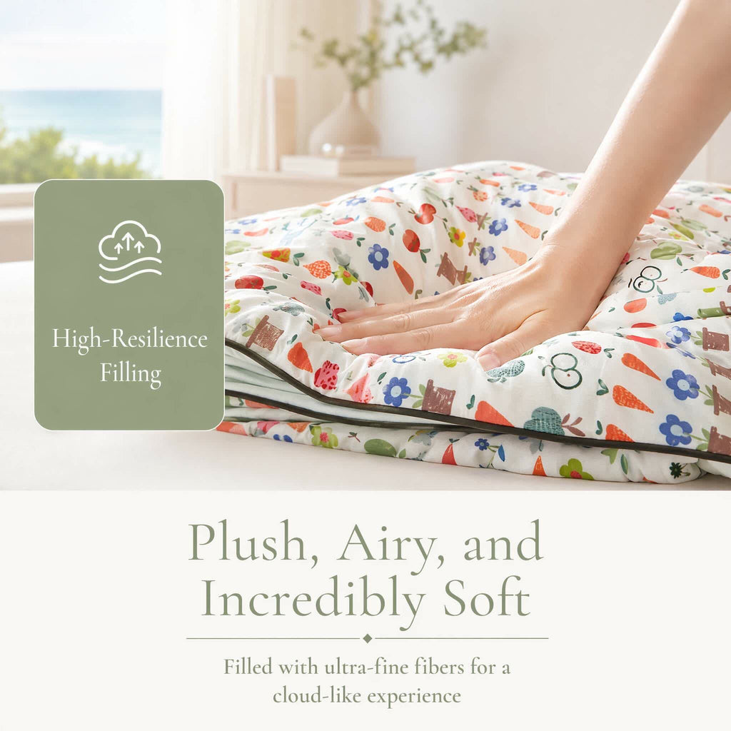 Willowmere Ximi Cream Minimalist Reversible Instant-Cooling Comforter - image 7