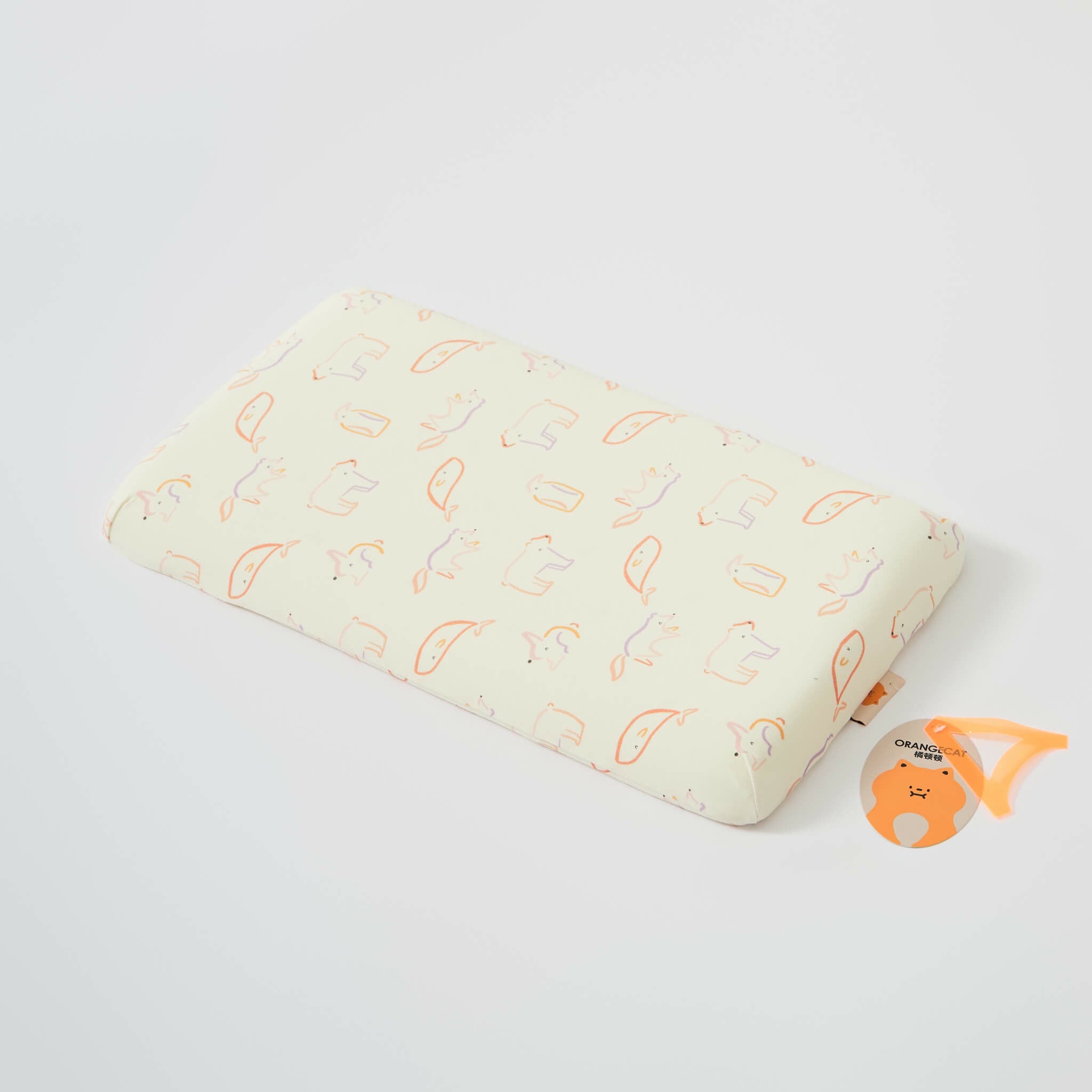 Willowmere Ergonomic Washable Memory Foam Kids Pillow - Cloud Bear House - Kids Pillow - image 12