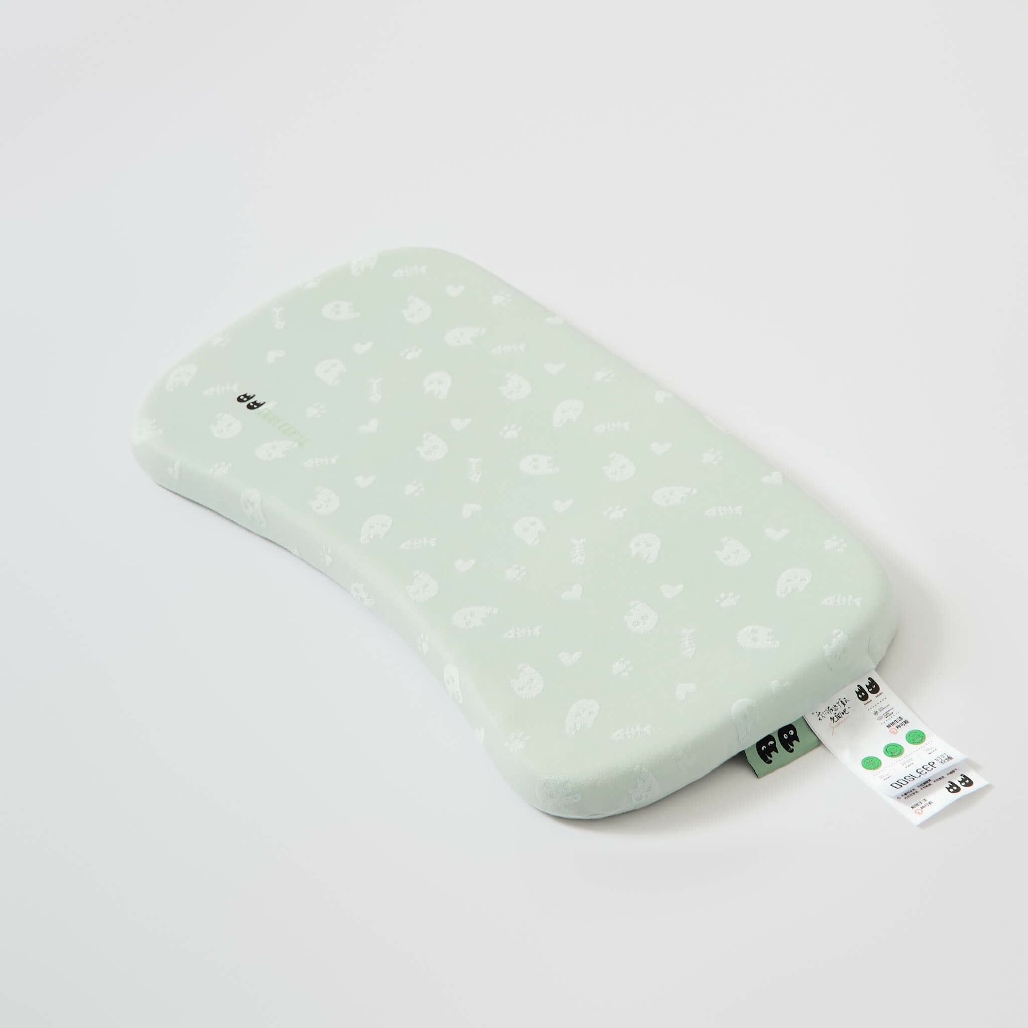 Willowmere DiCoco & DiMomo Edition Kids Ergonomic Contour Memory Foam Pillow - Green - Baby & Toddler (6M-3Y) - image 13