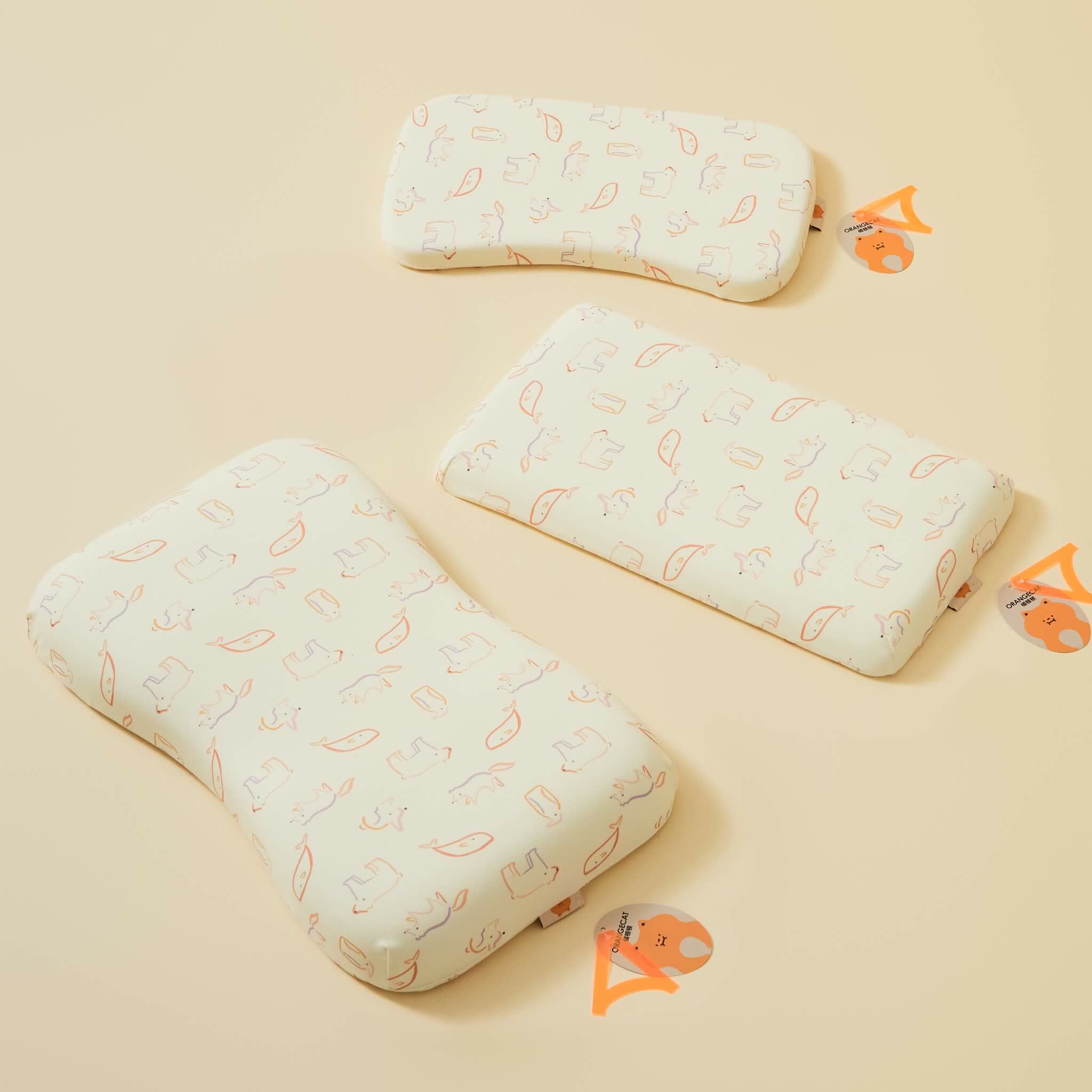 Willowmere Cloud Bear House Ergonomic Washable Memory Foam Kids Pillow - image 10