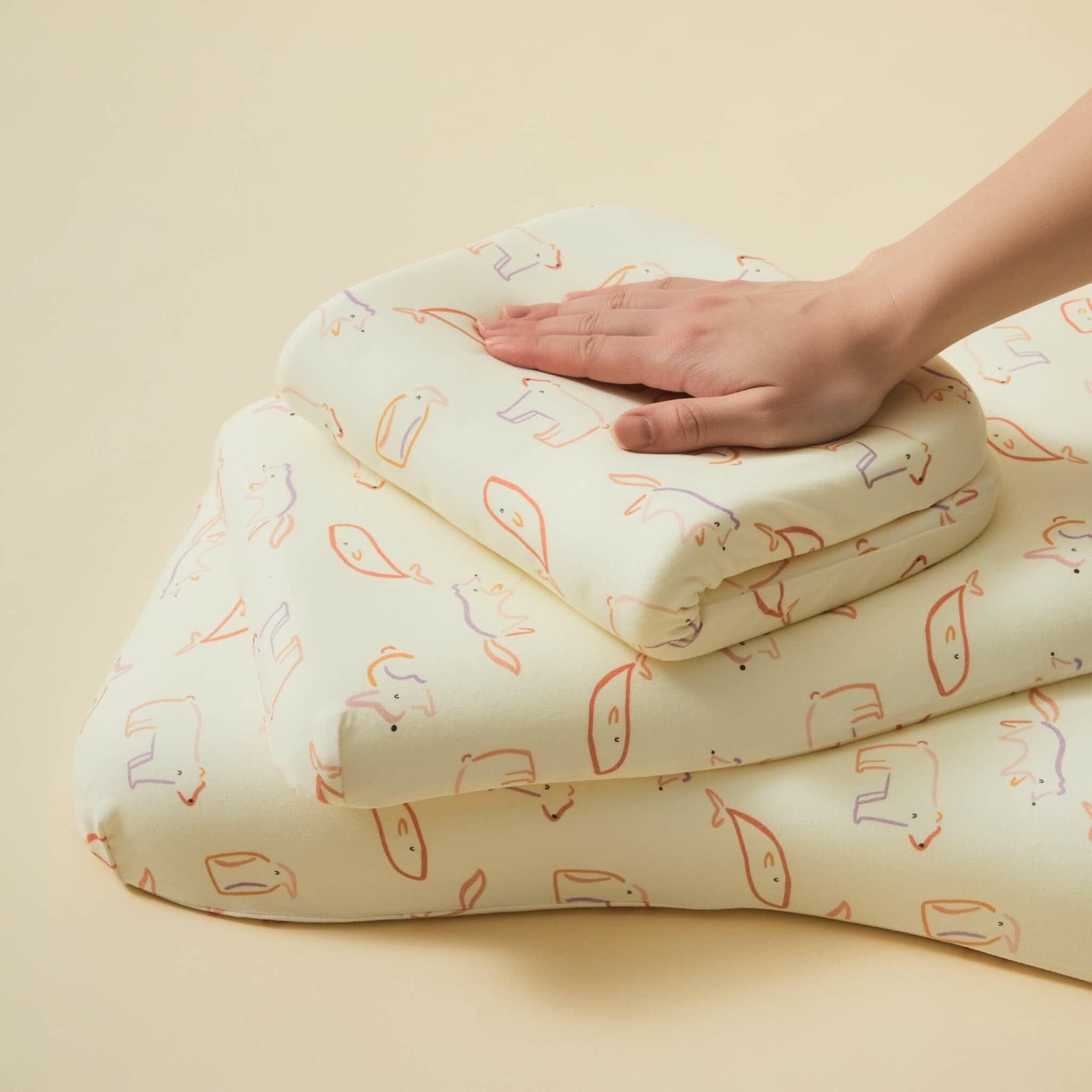 Willowmere Cloud Bear House Ergonomic Washable Memory Foam Kids Pillow - image 1